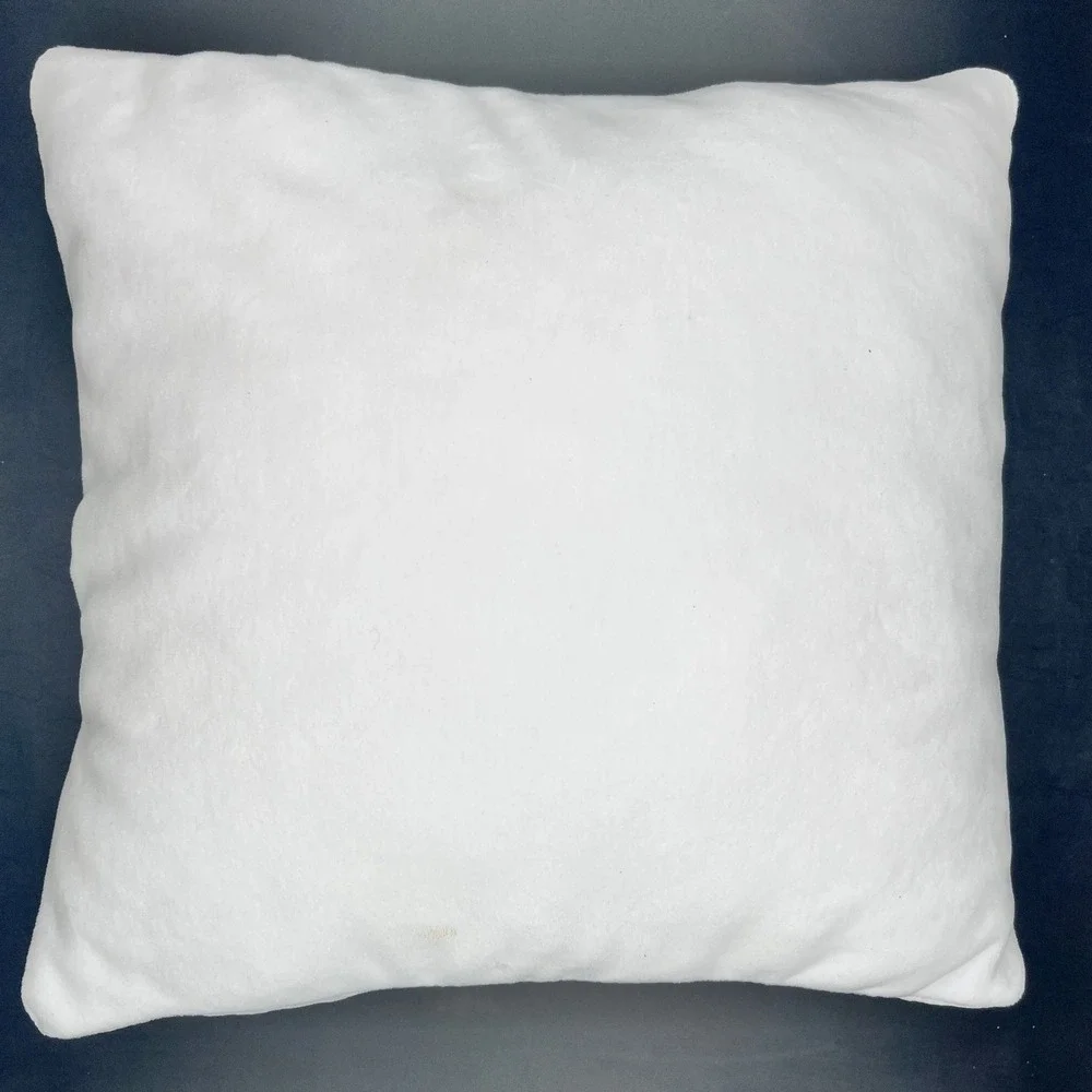 Love Floral Peony Throw Pillow White Pink Yellow Soft Plush Square‎ 10